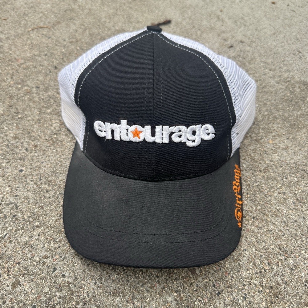 Vintage Entourage HBO Trucker Hat Promo Dirt Bag Crew *RARE*